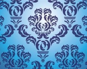 Antique Damask vector set