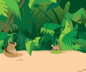 Jungle Plants vector