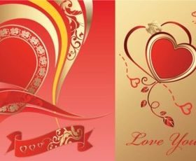 Love Card background vectors