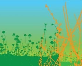 Nature Background vector set