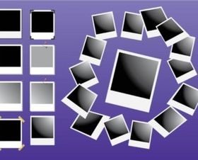 Polaroid Vectors background