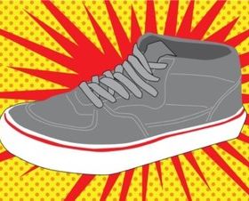 Footwear vector graphics