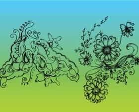 Nature Drawing vector design