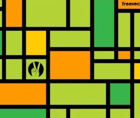 De Stijl background vector