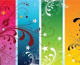 Colorful Nature Vectors design