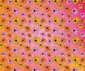 Flowers Pattern set vector