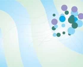 Waves background vector