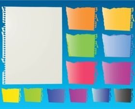 Paper Sheets background vector