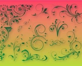 Floral Decoration Graphics vector design