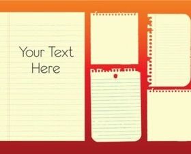Note Paper Vectors