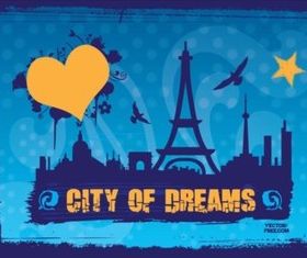 City Dreams vectors graphic