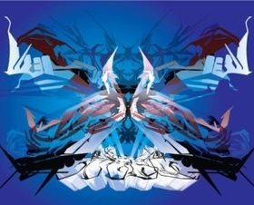 Monster Technology vector set