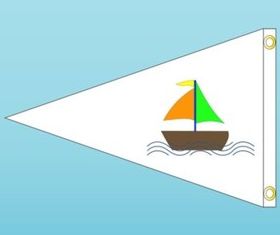 Boat Flag vector