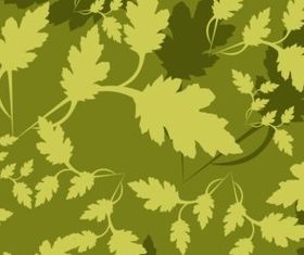 Leaves Camouflage Pattern vector