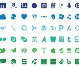 Technology Logo Set vector design