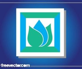 Abstract Sticker Design Logo vector material