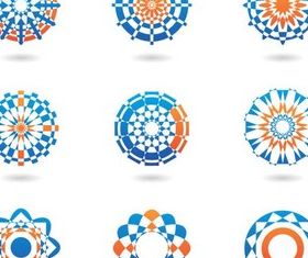 Color Ornamental Symbols vector