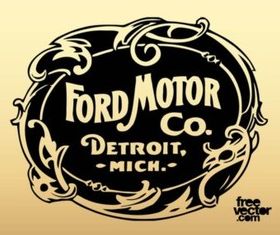 Old Ford Motor Company Logo vector