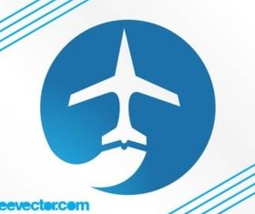 Airplane Logo Graphics vector
