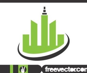 Skyscrapers Logo Graphics vector design