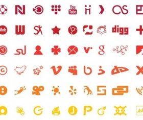 Technology Logos Set vector
