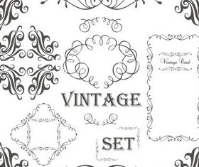 Ornamental Elements Set 25 vector