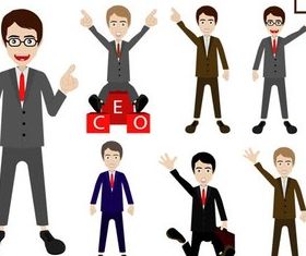 Cartoon Businessman vector