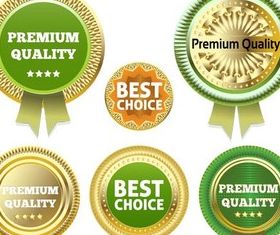 Luxury Sale Labels vector