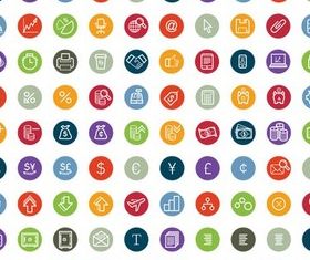 Icons graphic vector