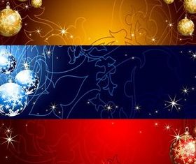 Christmas Banners 3 vector