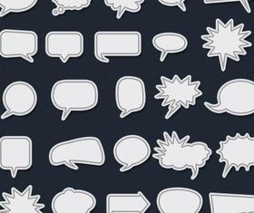 Dialogue Bubbles Illustration vector