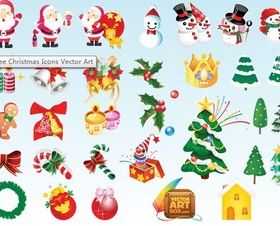Christmas Icons vector material