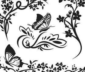 Ornate Floral Elements vector