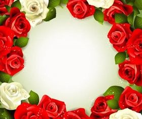 Shiny Floral Backgrounds 9 vector graphic