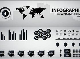 Infographics Elements vector graphics
