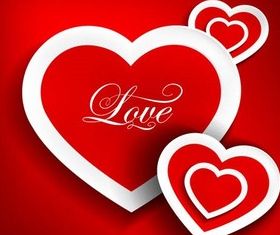 Valentines Backgrounds Set 3 vectors graphics