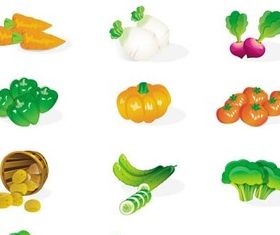 vegetables vectors graphic