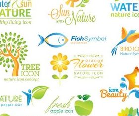 Nature Color Logo design vector