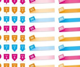 Shiny Pointers vector graphic