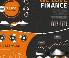 Finance Icons design vector