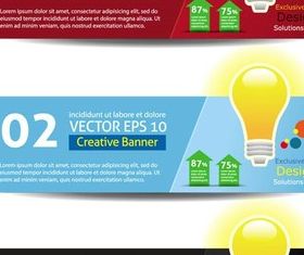 Infographics Banners vectors