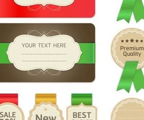 Badge Elements vector