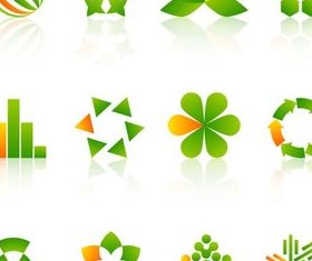 Shiny Color Different Logo vector graphics