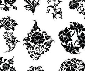 Floral graphic vector