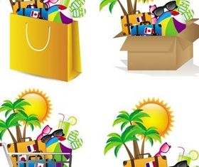 Travel Icons set vector