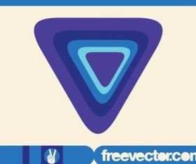 Triangle Logo Template vector graphic