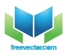 Open Book Logo vectors graphics
