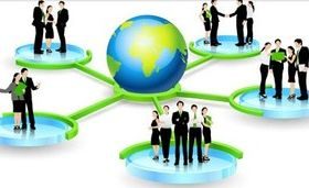 Business Icons shiny vector