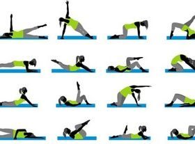 Fitness Symbols set vector