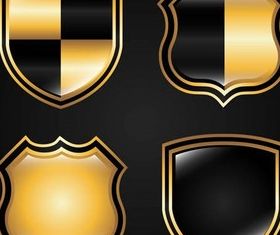 Royal Style Shields vector